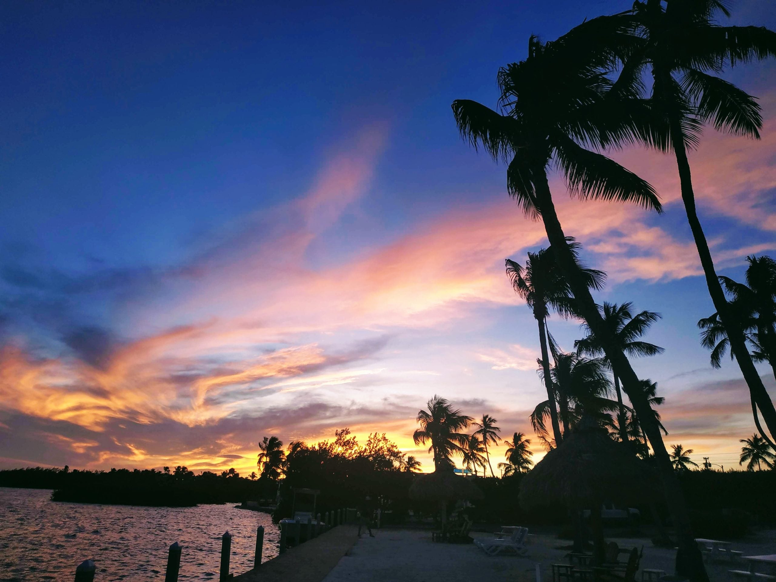 sunset on Islamorada Florida Keys