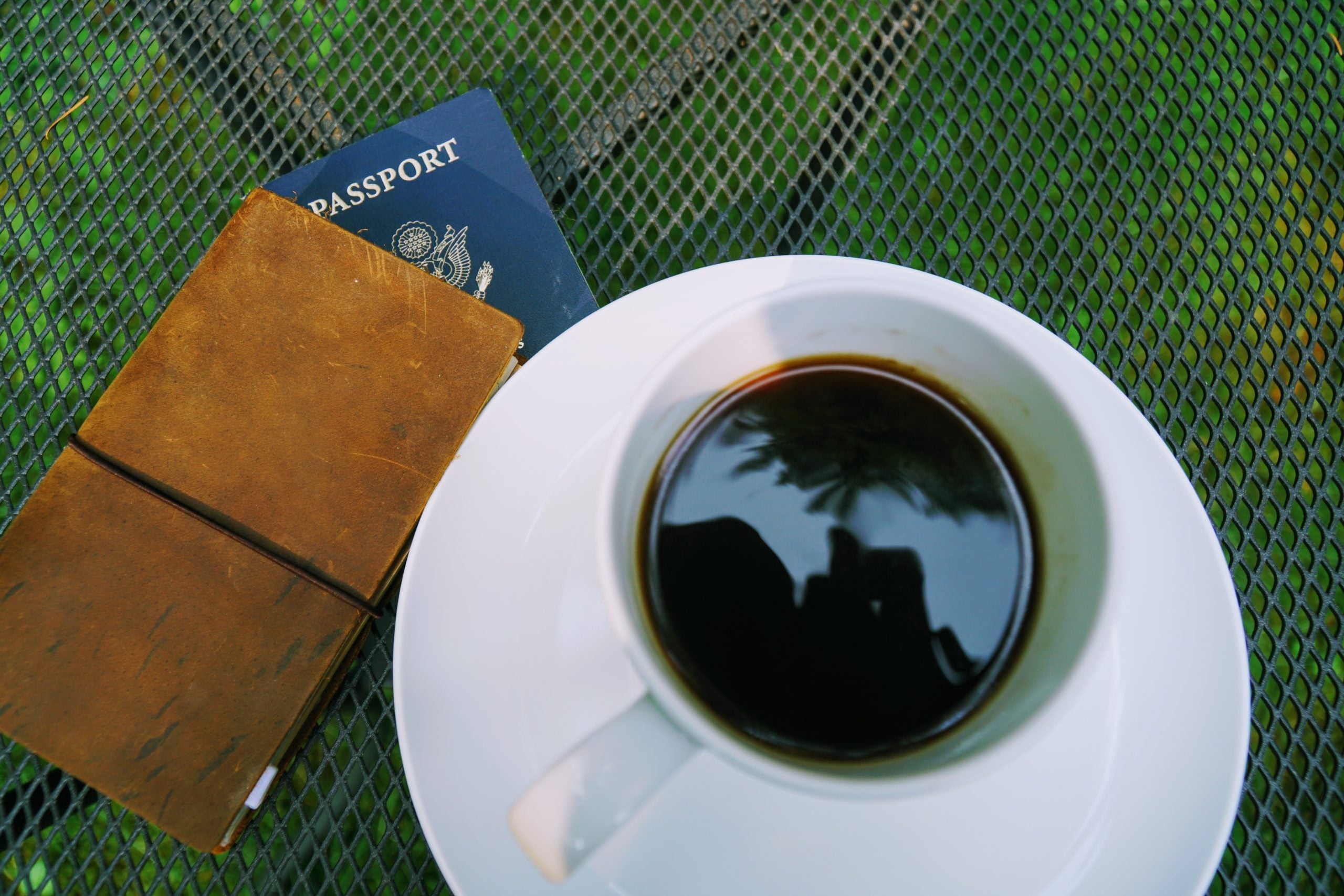 coffee tasting passport with sample bags